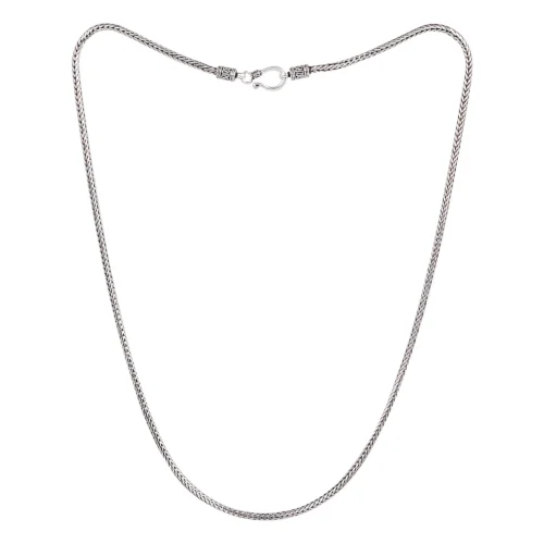 trendy silver chain